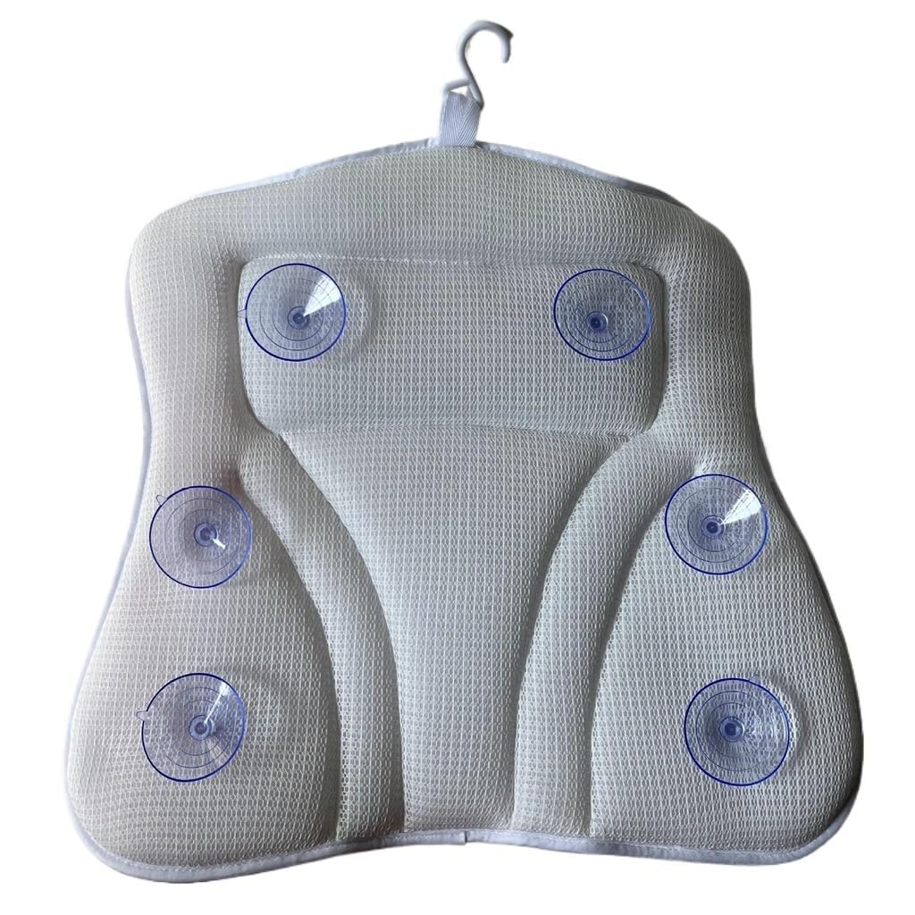 Bathtub Pillow Non-slip Bath Pillow Mesh Bath Pillow SPA Breathable Pillow Cushion