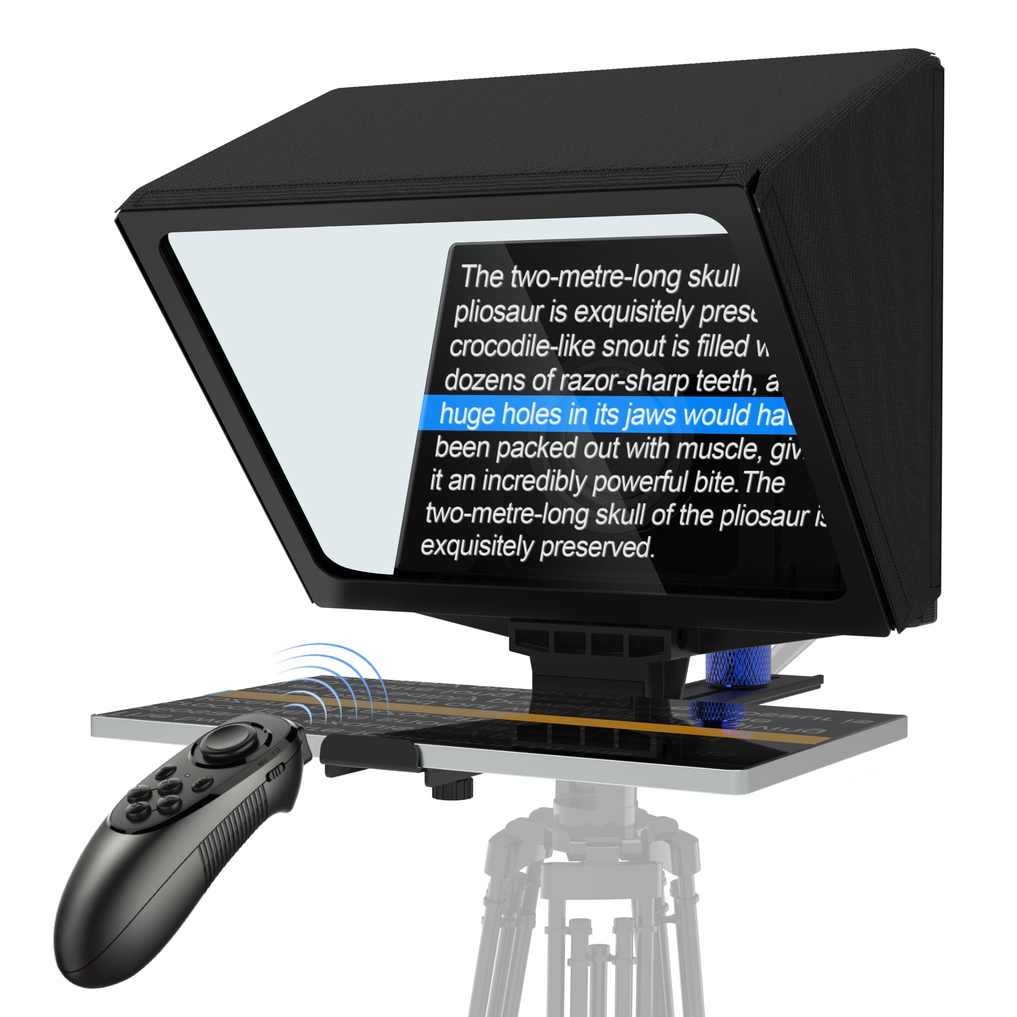 9.30-inch Aluminum Portable Teleprompter