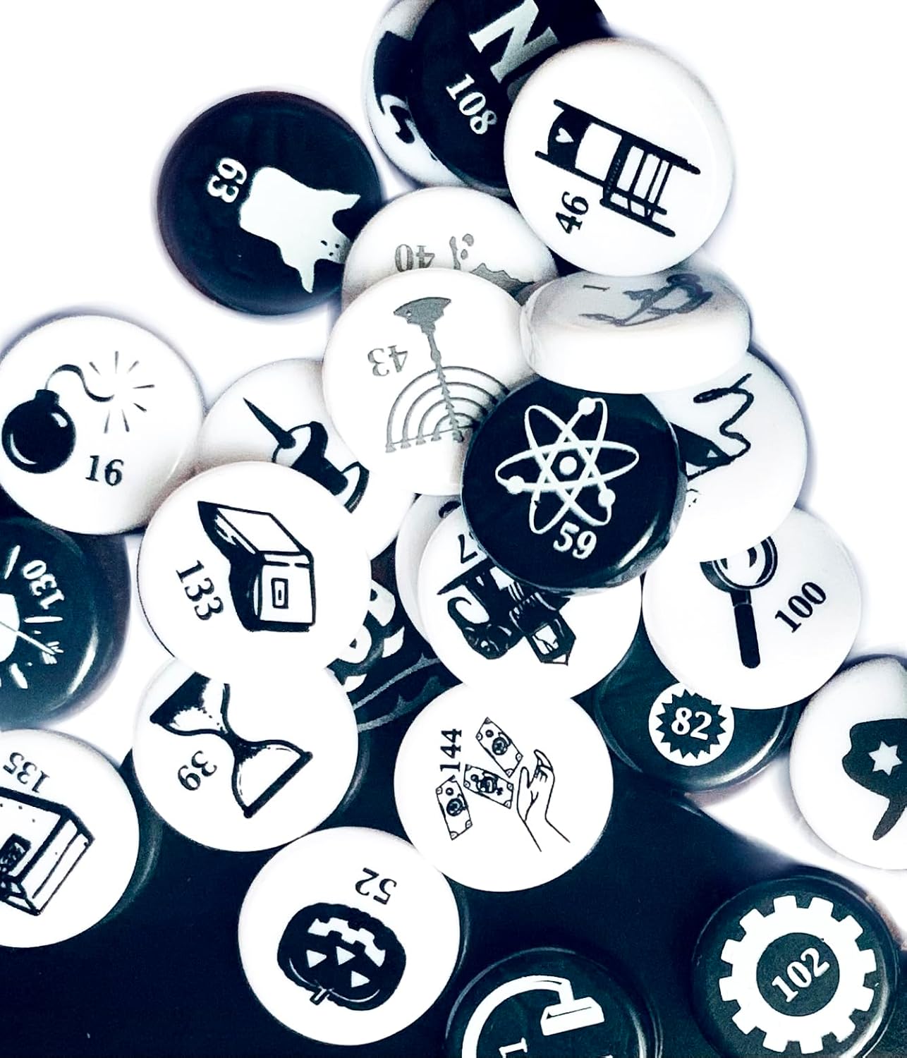 Tell Tale Tokens: Storytelling Tokens - 72 Count, All Ages, Modern Classic, Unisex, Waterproof