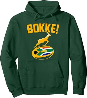 South African Flag Rugby Pullover Hoodie