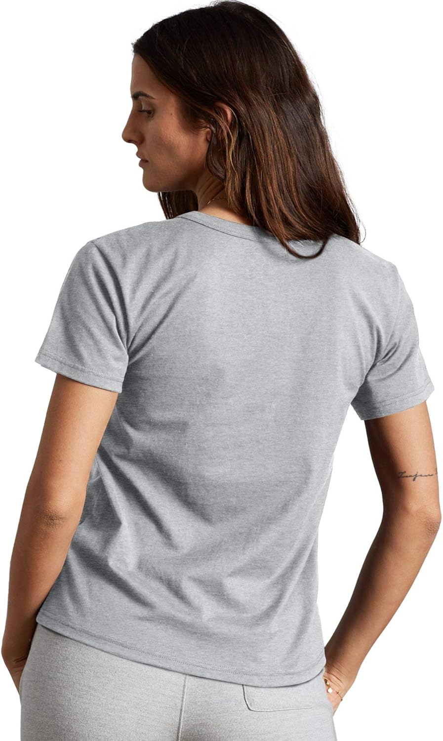 Champion Womens The Original Tee - Direct Flock Script - Image 3
