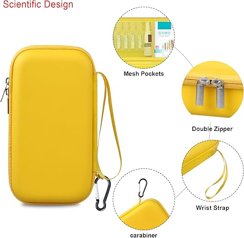 Miniatura 4 de Elonbo Estuche de transporte para inhalador de asma, espaciador de inhalador para niños y adultos, máscaras, soporte para inhalador, bolsa
