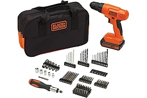 Black+Decker 20V MAX* POWERCONNECT Cordless Drill Kit + 100-Piece Kit