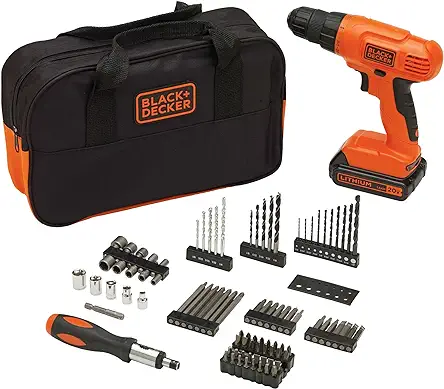 BLACK+DECKER 20V MAX* POWERCONNECT Cordless Drill Kit +...