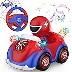 NQD Remote Control Car for Toddlers, RC Cars with Music and Lights, ABS Material RC Cartoon Race Car Toys for Kids Birthday Gifts for Boys Age 3-7