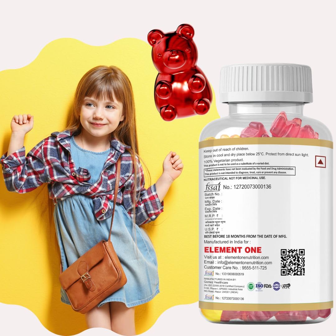 Junior Omega 3 Fish Oil Gummies with EPA & DHA, Strawberry Flavour for Kids, Children, and Adults 60 Gummies (Pack of 2 Bottles) — Amazon image 3