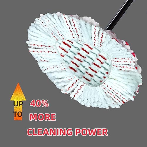 Miniatura 3 de 4 paquetes  40% más potencia de limpieza profunda recarga para O Ceda EasyWring Spin Mop & Bucket System