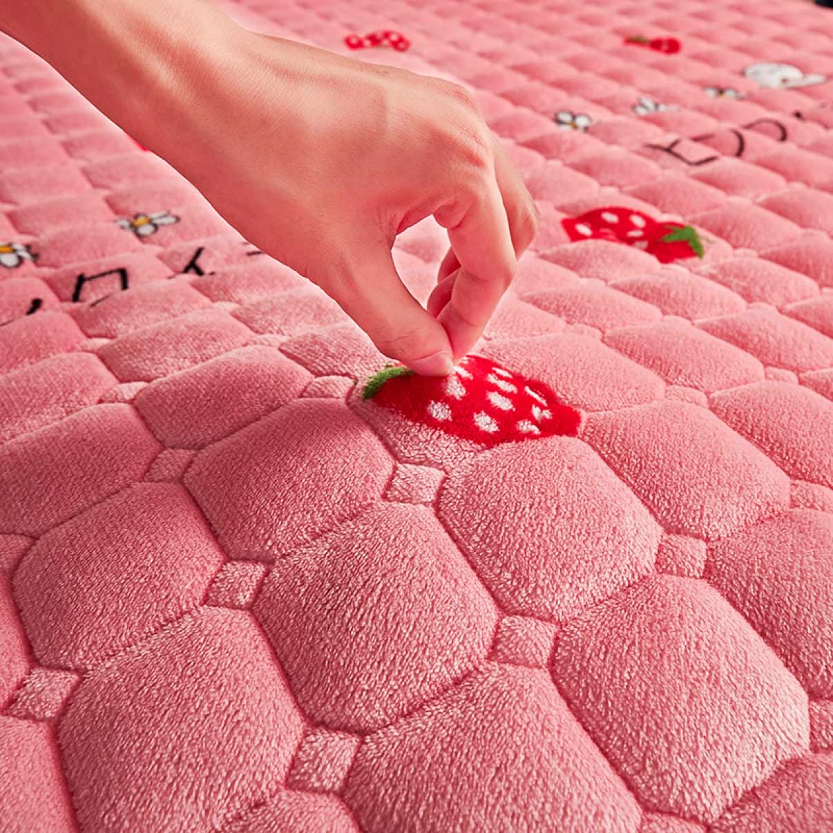 Single Bed Pad 120 x 200cm 100×200cm Semi-Double Bed Pad Double Bed Pad Bed Pad Bed Blanket (Style M1 180 x 200 cm)