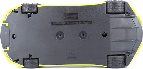 Miniatura 14 de Lamborghini Terzo Millennio Verde Lima con parte superior negra y detalles de carbono modelo fundido 124 de Bburago 21094