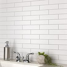 Metro Soho Subway Matte White 1-3/4" x 7-5/8" Porcelain Floor and Wall Tile
