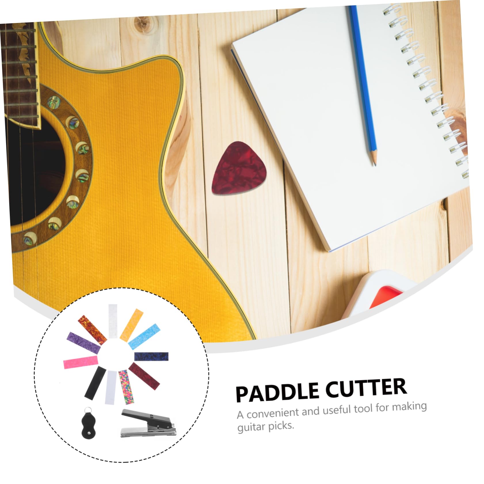 Outil de Fabrication de Médiators pour Guitare, Kit 29 Pièces