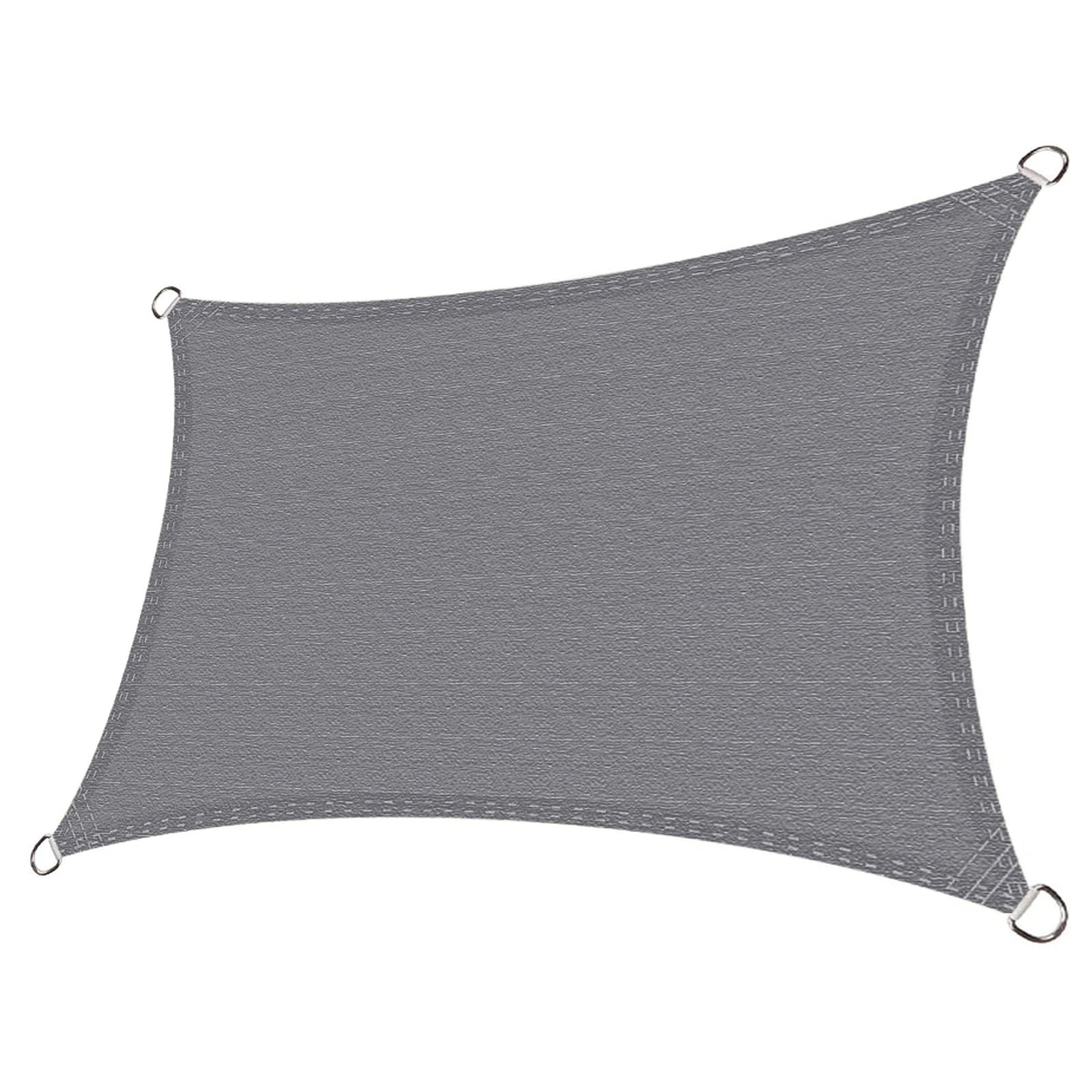 Voile d'ombrage rectangulaire anti-UV et indéchirable pour une fraîcheur optimale