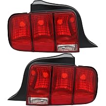 Compatible with Ford Mustang Tail Light Lamp Set 2005 2006 2007 2008 2009 Driver and Passenger Side