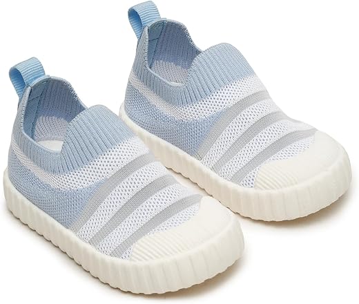 ONYC Toddlers First Steps Slip-On Sneakers for Boys and Girls