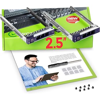 WORKDONE 2-Pack 2.5 Caddy Compatible with Dell PowerEdge 17-14 Gen DXD9H