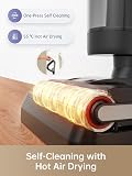 dreame H12 Pro Aspirateur Eau et Poussière Intelligent Sec et Humide sans Fil, Séchage àl'air Chaud, Nettoyage des Bords, Réservoir Eau 900 ML, Autonomie de 35 Min, Écran LED - 3