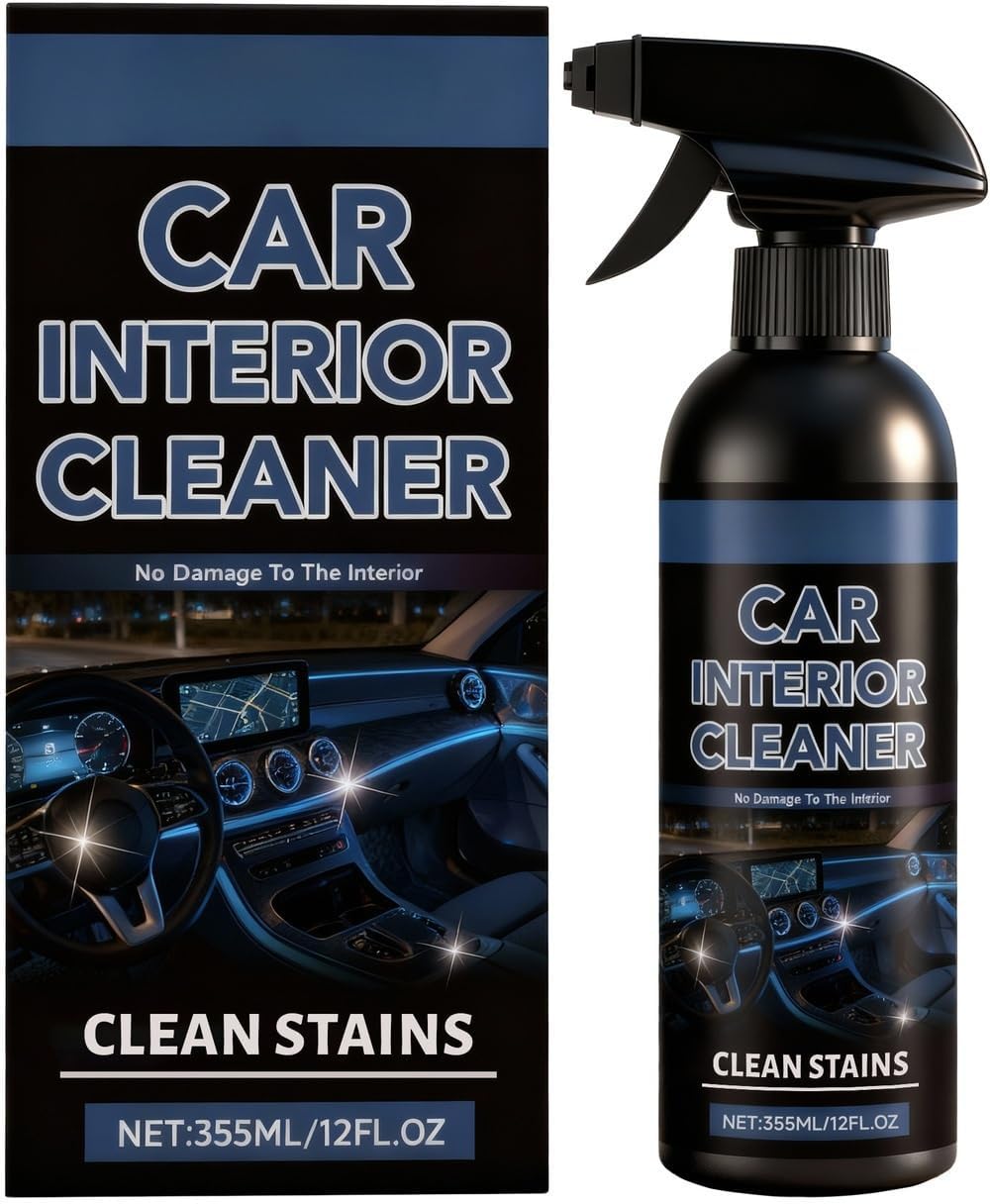 Car Interior Cleaning Spray, Simple to Operate, Cleans Every Corner, and Enhances The Interior Appearance.(1pcs)