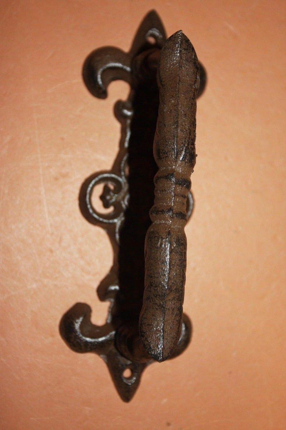 Fancy Fleur De Lis Door Handle Pulls, Set of 4 HW-26