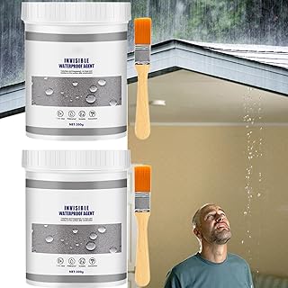 Invisible Waterproof Agent, Waterproof Anti-Leakage Agent, Waterproof Adhesive Sealant, Transparent Coating Agent, Super Strong Bonding Sealant (2PCS,300g)