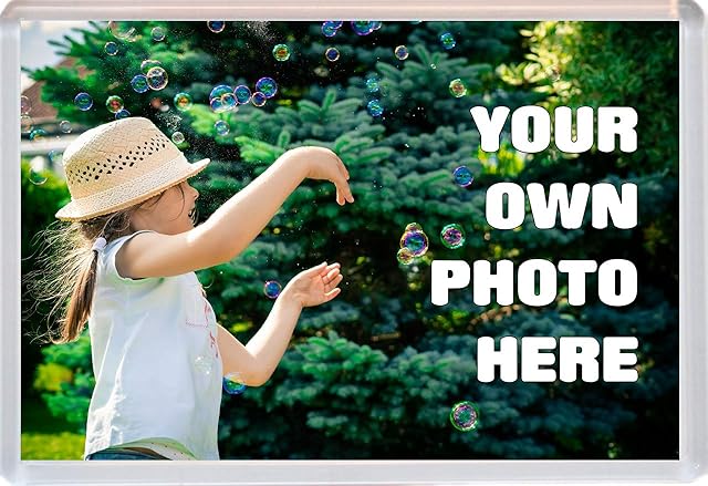 Personalised Custom Photo Gift JUMBO Fridge Magnet 96 x 67 mm