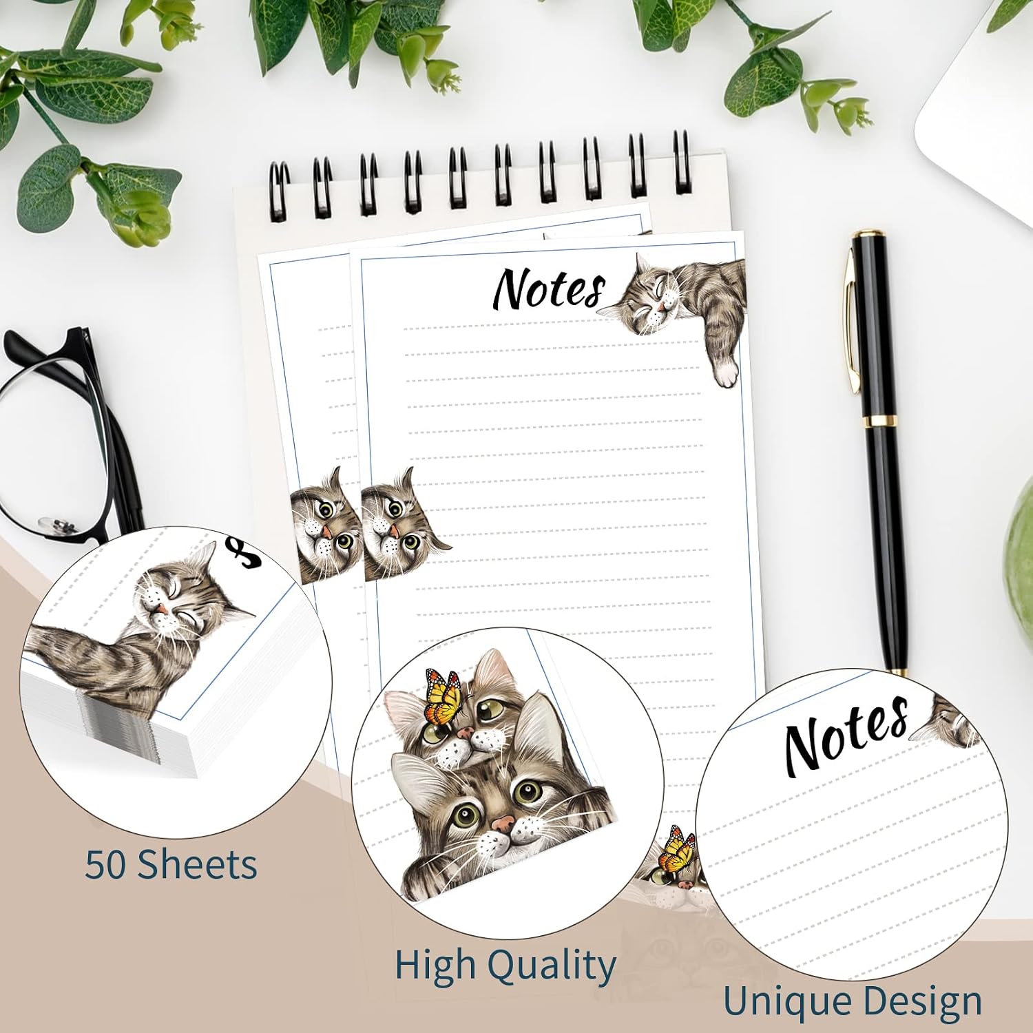 Paquete De Blocs De Notas Adhesivas Divertidos Para La Oficina: 4 Diseños Originales, Perfectos Como Regalos Divertidos Para Amigos, Jefe, Compañeros De Trabajo O Para Apuntes En La Oficina. - México