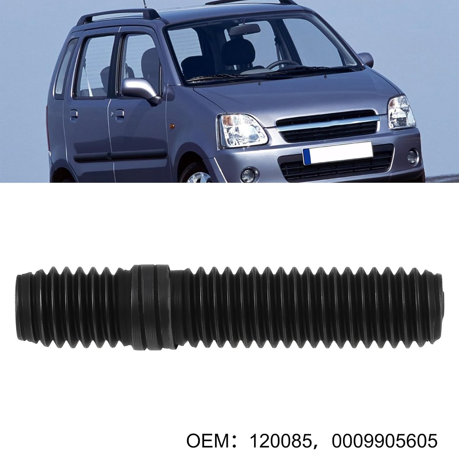 4pcs M8x1.25 Exhaust Manifold Studs 120085 Compatible with Mazda 3 06-09