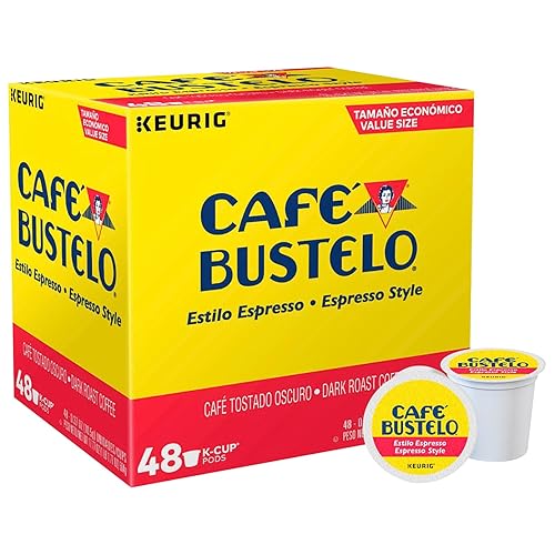 Paquetes de 48k de café espresso y tostado de Bustelo