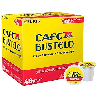 Cafe Bustelo Espresso Roast 48 K Cup Packs