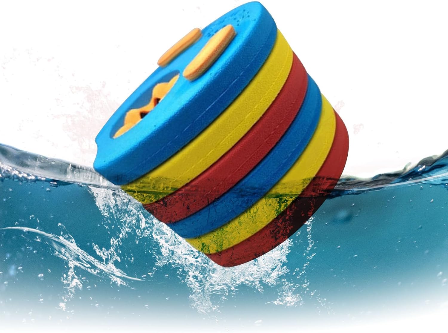 Floating Armbands, Swimming Armbands - 6 Pcs Arm Rings EVA Foam Discs for Kids Swimming Training, Kids Floats, Arm Discs for Pools, P