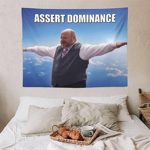 Miniatura 9 de BionZax Bertram Superior Assert Dominance - Tapiz de pared para dormitorio, dormitorio universitario o sala de estar, 30 x 40 pulgadas, tapices