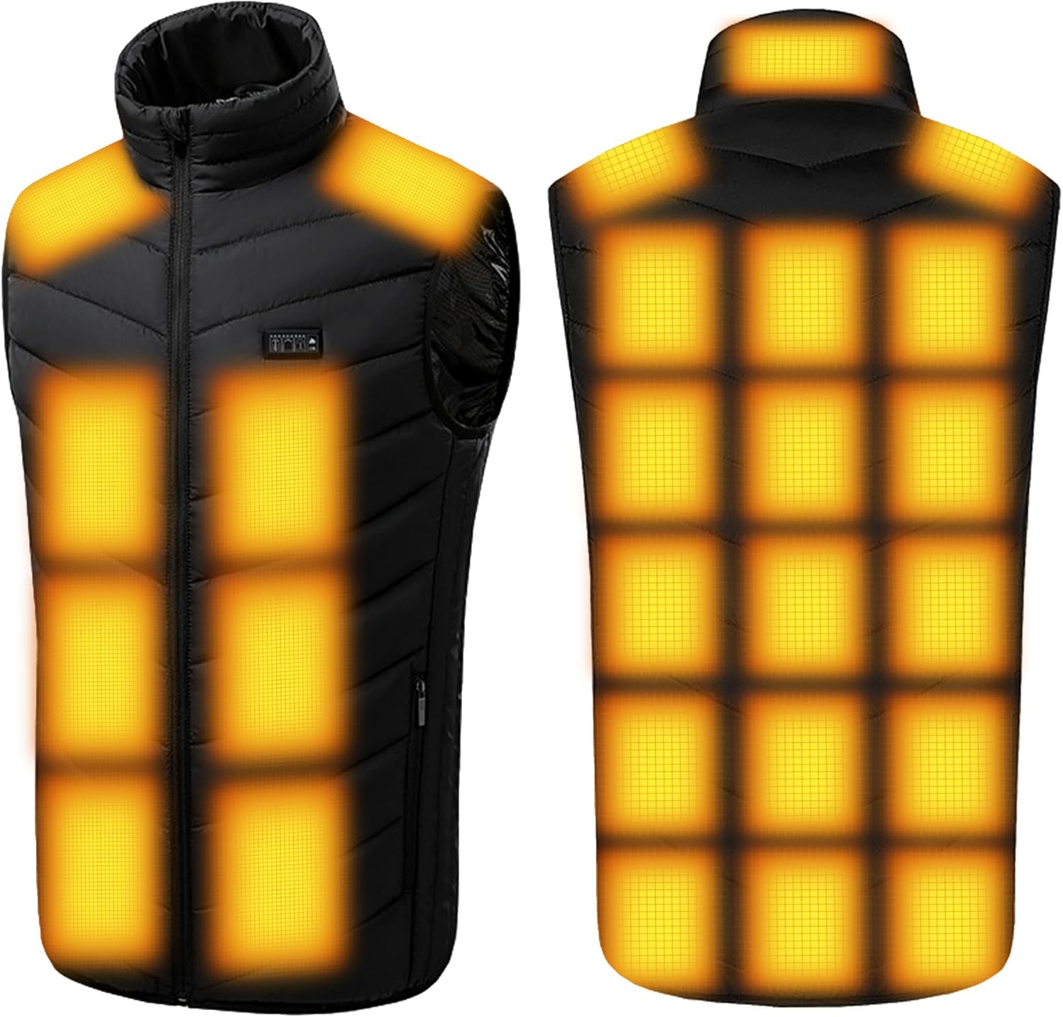 Heated Vest for Men Women 16 Heating Zones Rechargeable Heating Vest Electric Heated Clothes for Camping Hunting