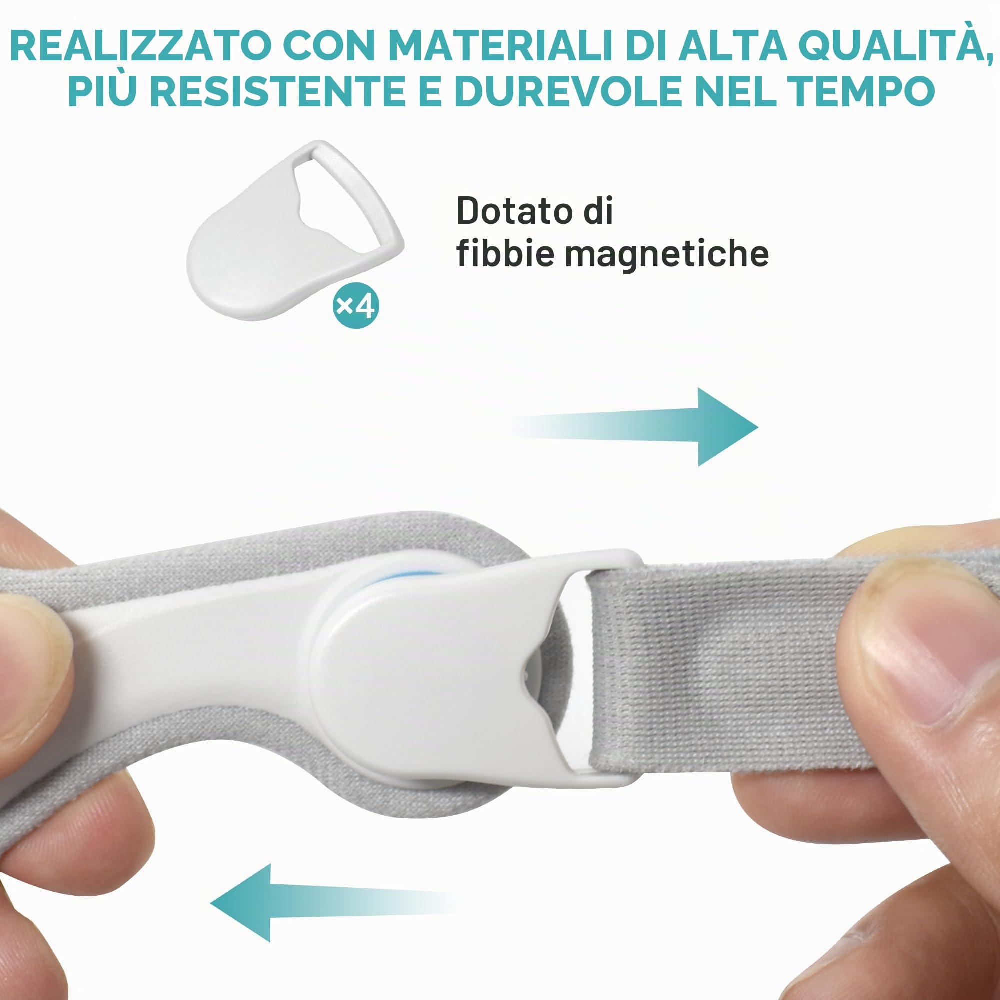 Confezione da 2 copricapi compatibili con Airfit F30, copricapo di ricambio con maggiore elasticità, include 2 copricapi e 4 clip, cinghia flessibile per una vestibilità comoda e tenuta, fornita da