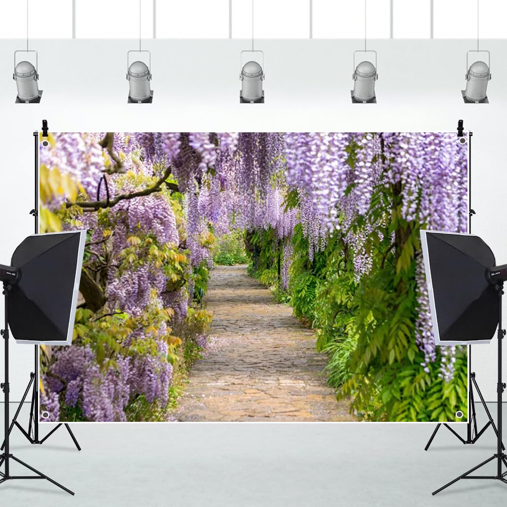 背景布【　フラワーMIX F　】サンプル　ペット、ドール撮影用　ラベンダー藤の花 背景布【 フラワーMIX F 】サンプル ペット、ドール撮影用 ラベンダー