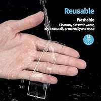 Vista 3 de Art3d 2 Rollos, 3 m, Cinta Nano de Doble Cara Super Fuerte Extraíble, Reutilizable, Lavable