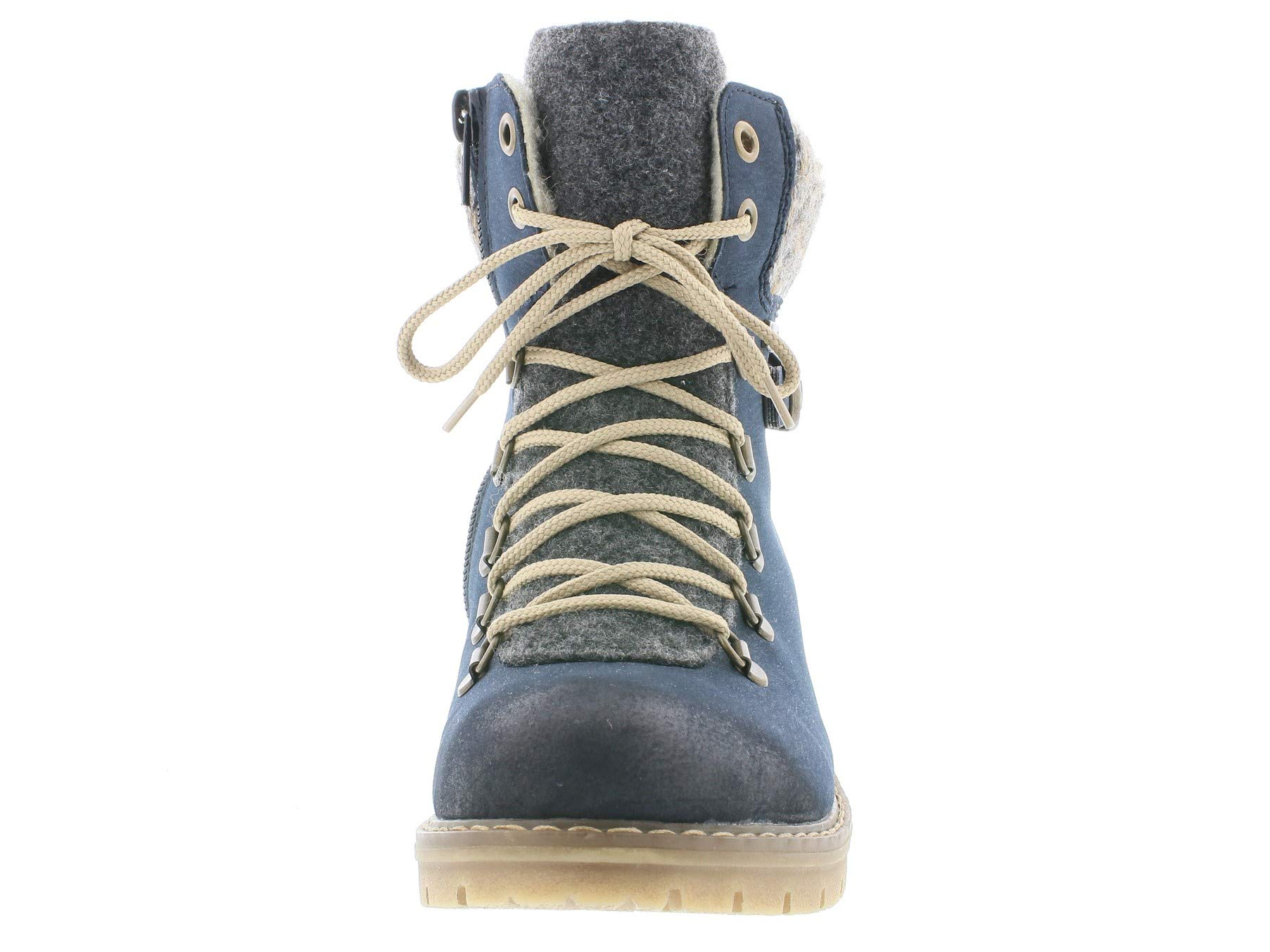 Rieker Women Ankle Boots Y9430, Ladies Lace-up Ankle Boot