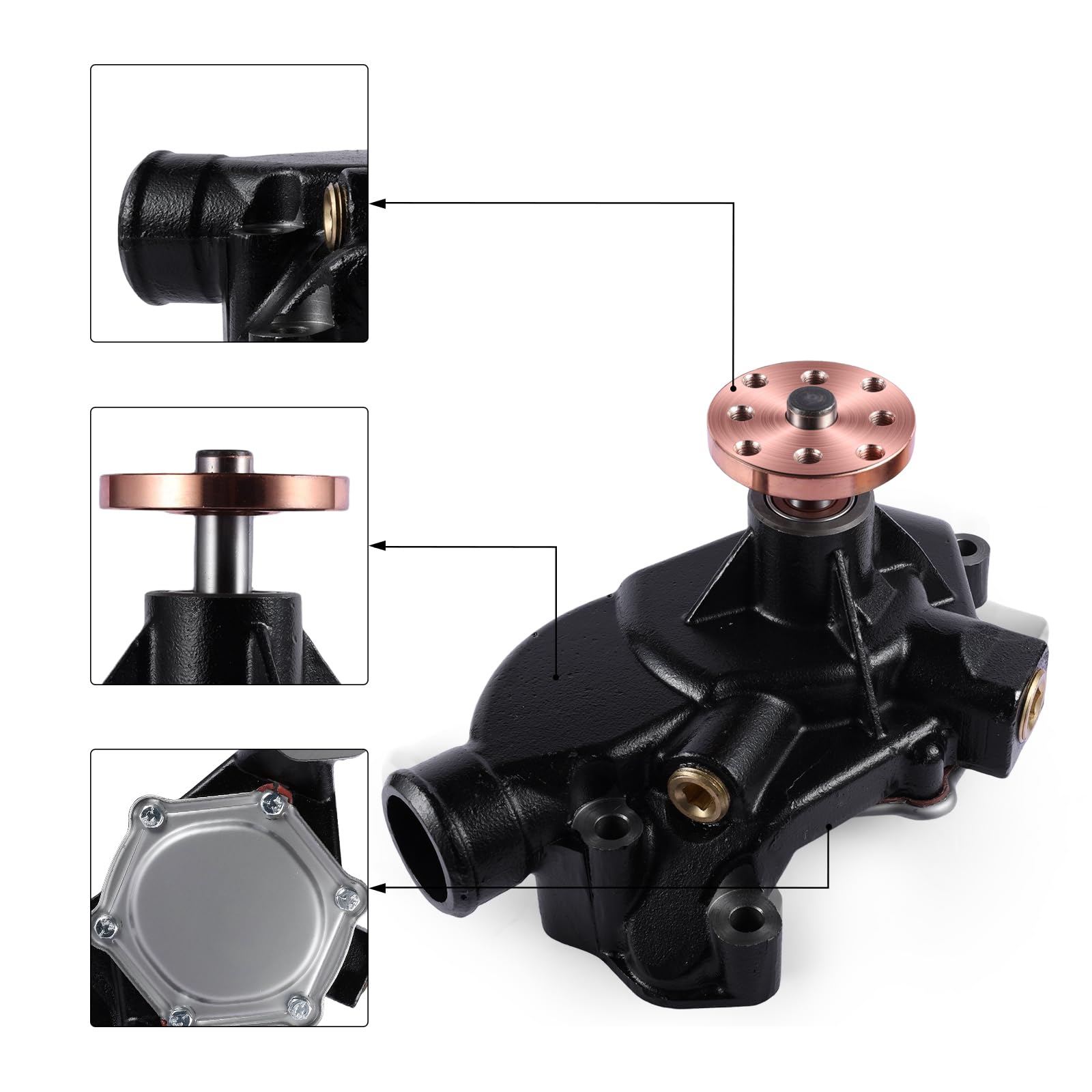 Amazon.com: AULINK Sea Water Pump (Original Bronze Impeller,C&U  