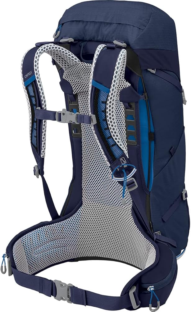 OSPREY STRATOS 26 バックパック ネイビー Amazon.com: OSPREY OS50308 Stratos 26, steeshan blue, Free