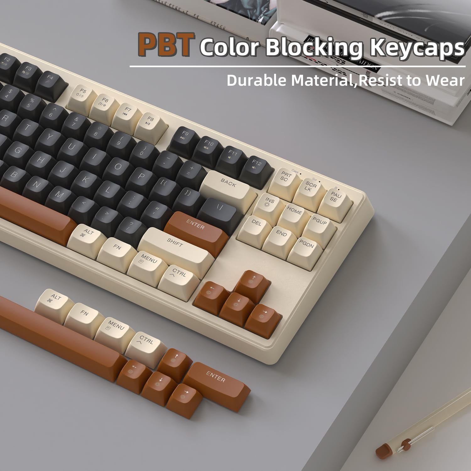 Royal Kludge M87 TKL draadloos gaming toetsenbord US lay-out, Ocean