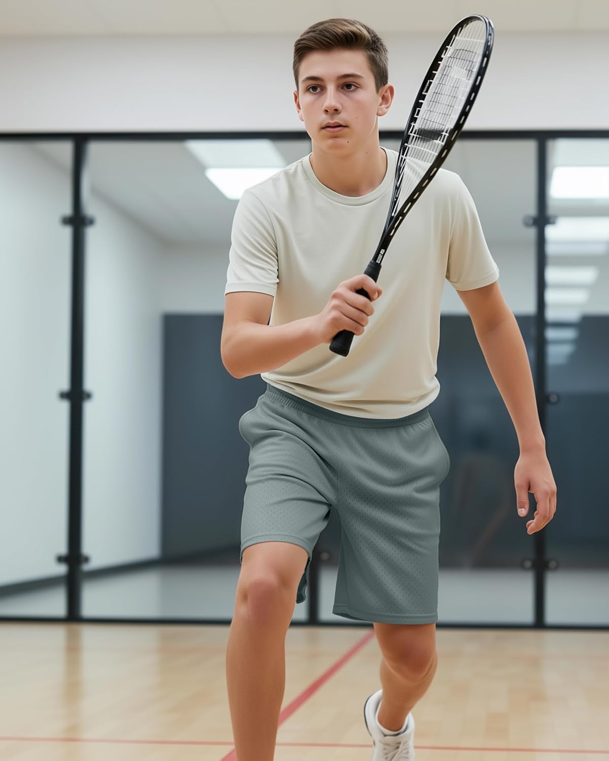 NY Threads 5 Pack Boys Athletic Shorts Quick Dry Lightweight Basketball Shorts for Kids Youth with Pockets and Drawstring - Image 6