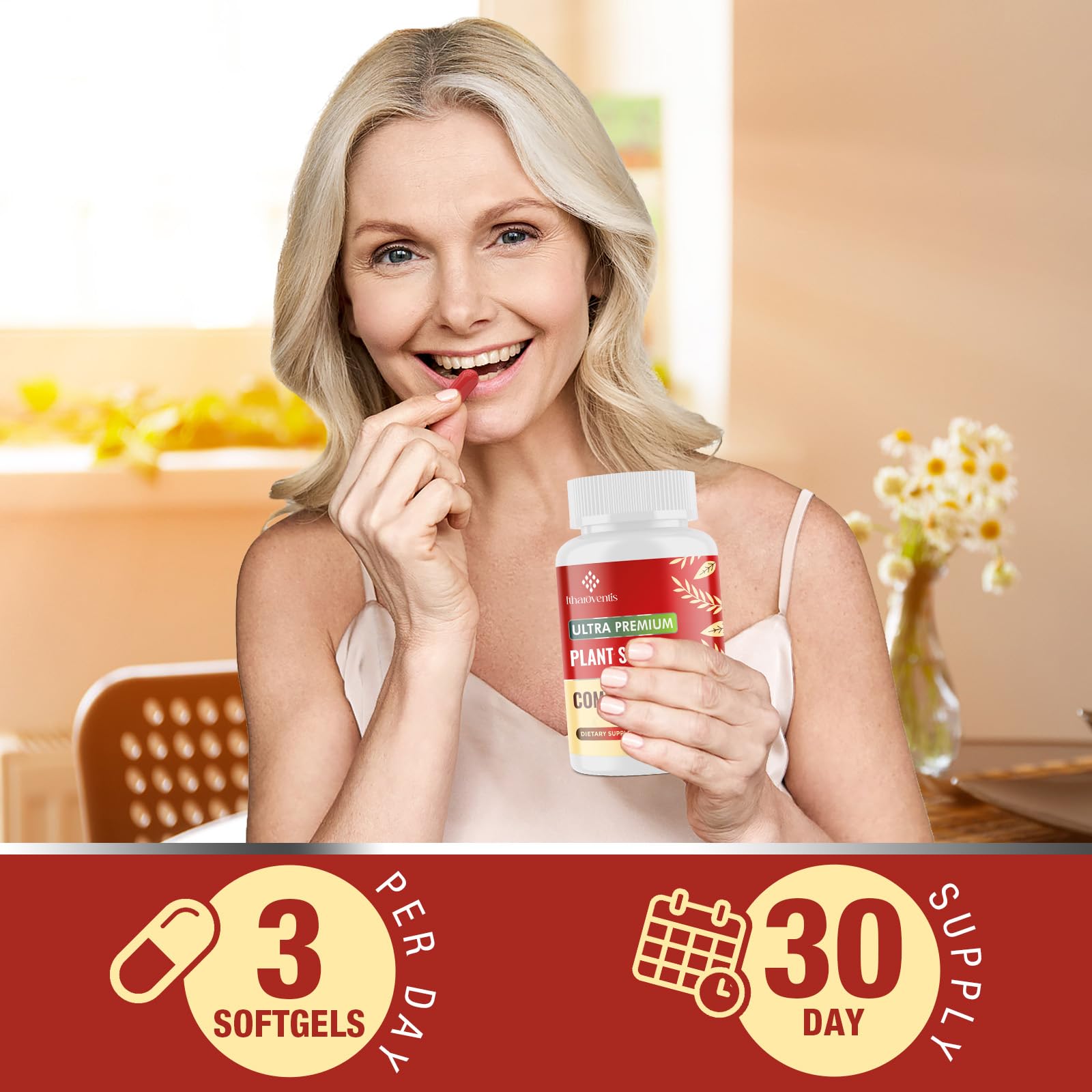 Itharoventis Plant Sterols Supplement with Red Yeast Rice — Amazon image 6