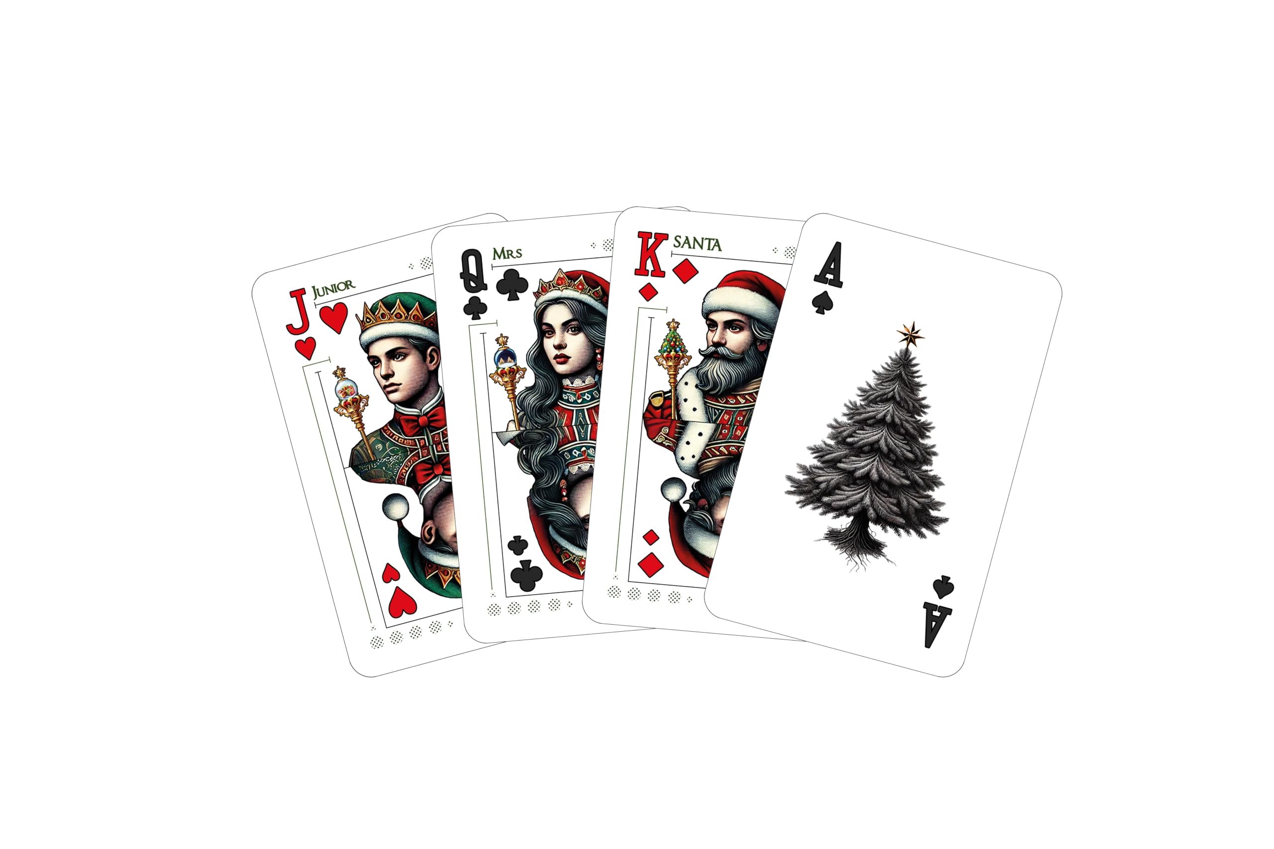 Generisch Spielkarten Set,Klassisches Weihnachts Ti Produktbild-Vorschau 10