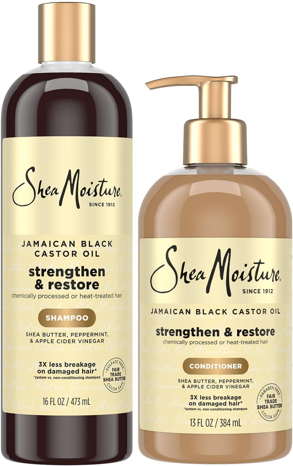 Shea Moisture Jamaican Black Castor Oil Clarifying Shampoo & Conditioner