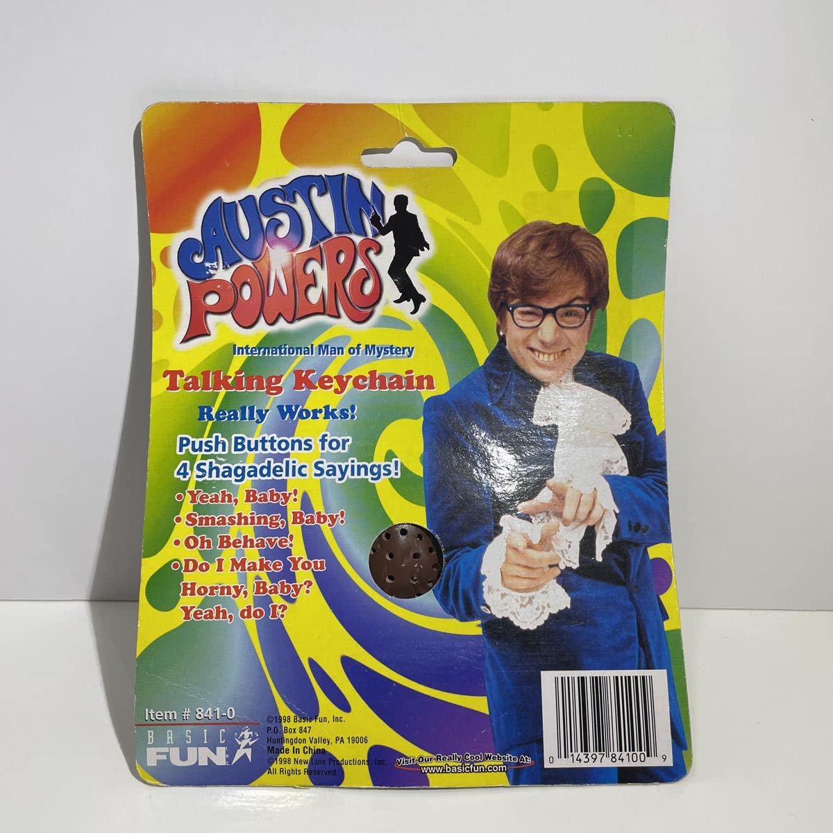 【未開封・激レア】オースティン・パワーズ トーキングキーチェーン 1998年製 Amazon.co.jp: 珍品 オースティン パワーズ AUSTIN POWERS Talking