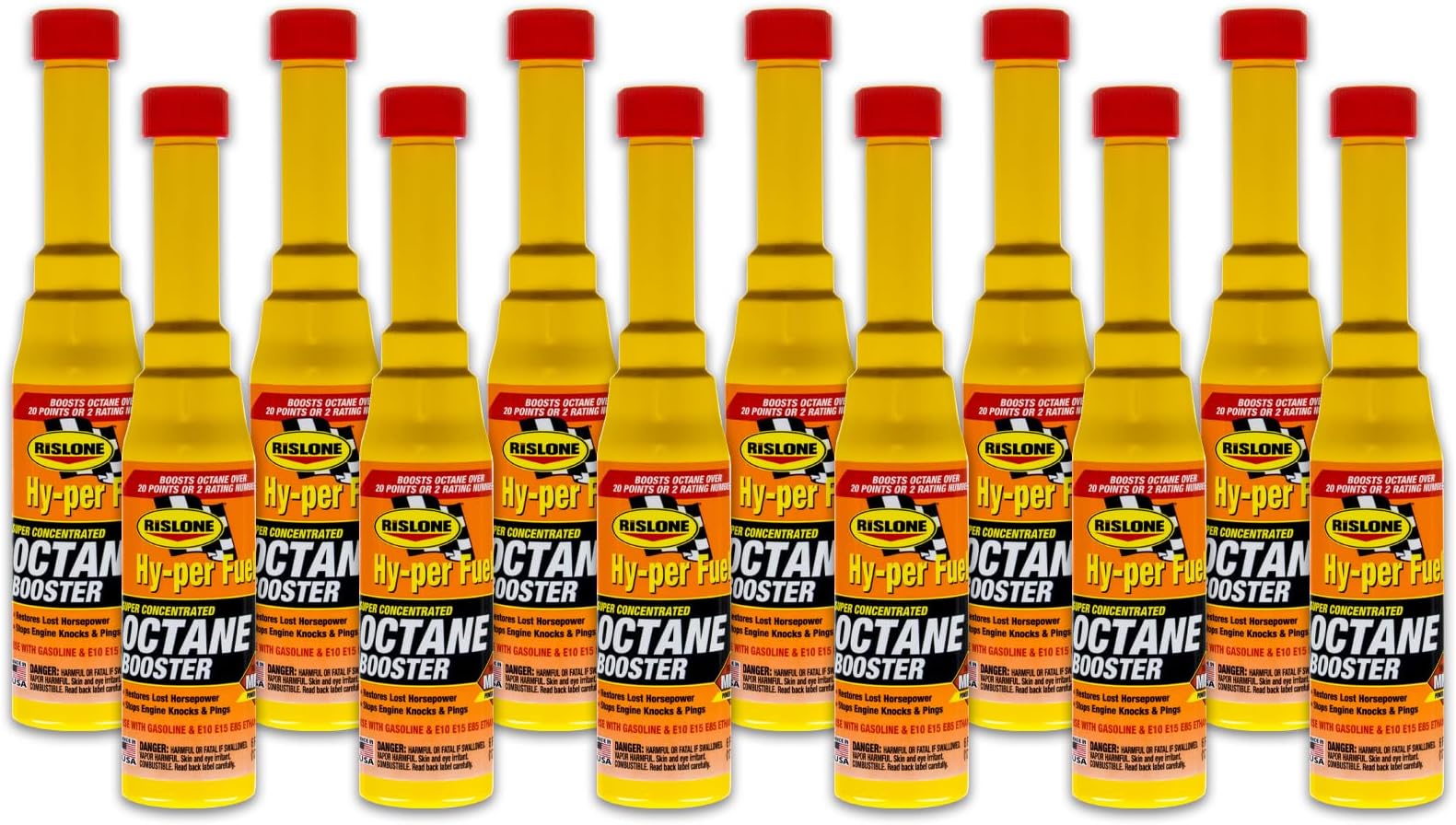 Rislone 4747-12PK Super Concentrated Octane Booster, 6. Fluid_Ounces, 12 Pack