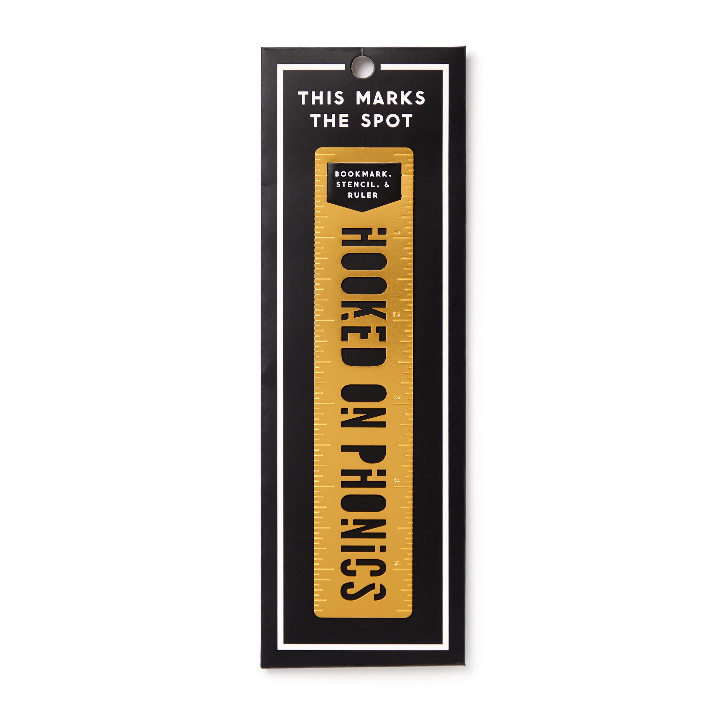 Hooked on Phonics Metal Bookmark Stencil pour ne plus perdre sa page de livre