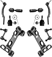 Vista 29 de Detroit Axle - Kit de suspensión frontal de 10 piezas para Dodge Avenger 2008-2014, Chrysler Sebring 2007-2010, 2 brazos de control inferiores, 2