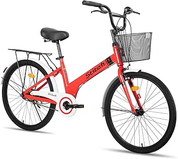 Amazon | STITCH 子供用自転車 24インチ カゴ リアキャリアー付き