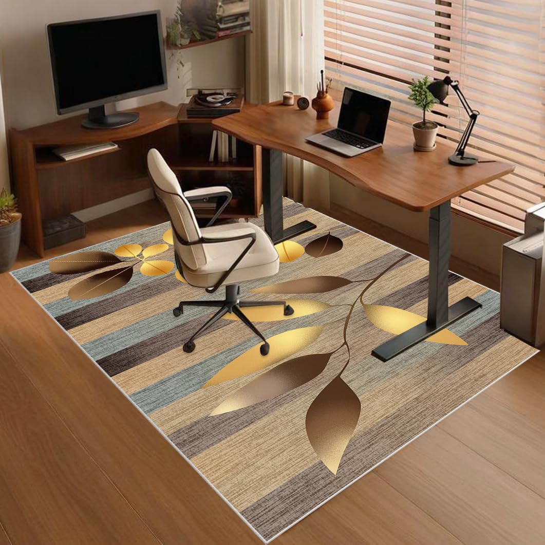 Heavy Duty Office Gaming Chair Mat for Carpet, Floor Protector for Rolling Chair, Non-slip Carpet Chair Mats, Desk Chair Mat, Computer Gaming Chair Mat for Hardwood Floors Tile Laminat 100 x 160 cm
