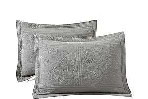 ANGIYUIN Quilt Pillow Shams: Upgrade Your Bed with Comfort and Style