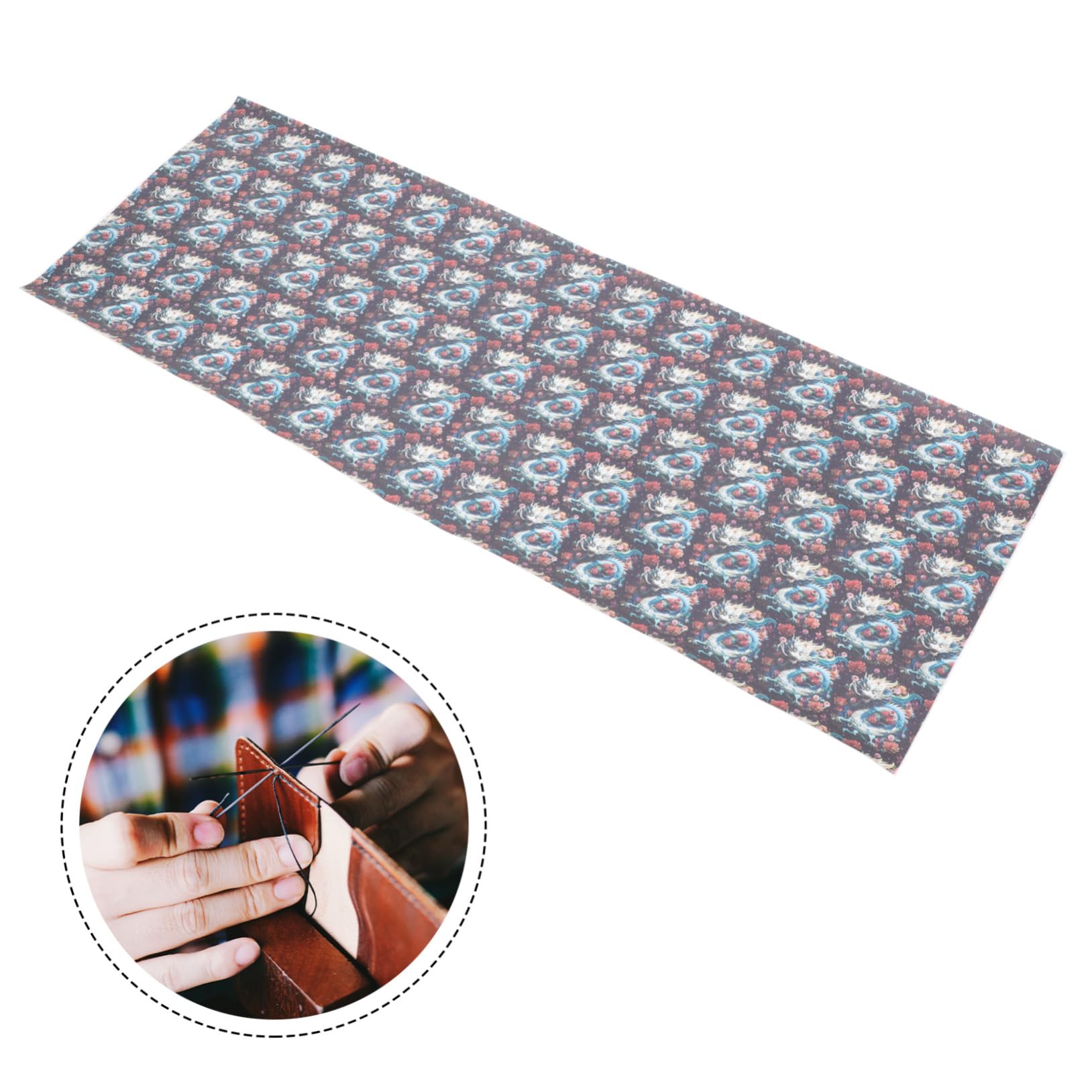 TEHAUX 5hojas Manualidades De Cuero Sintético Material Para Hacer Pendientes De Lazo Para Proyectos De Bisutería y Decoración
